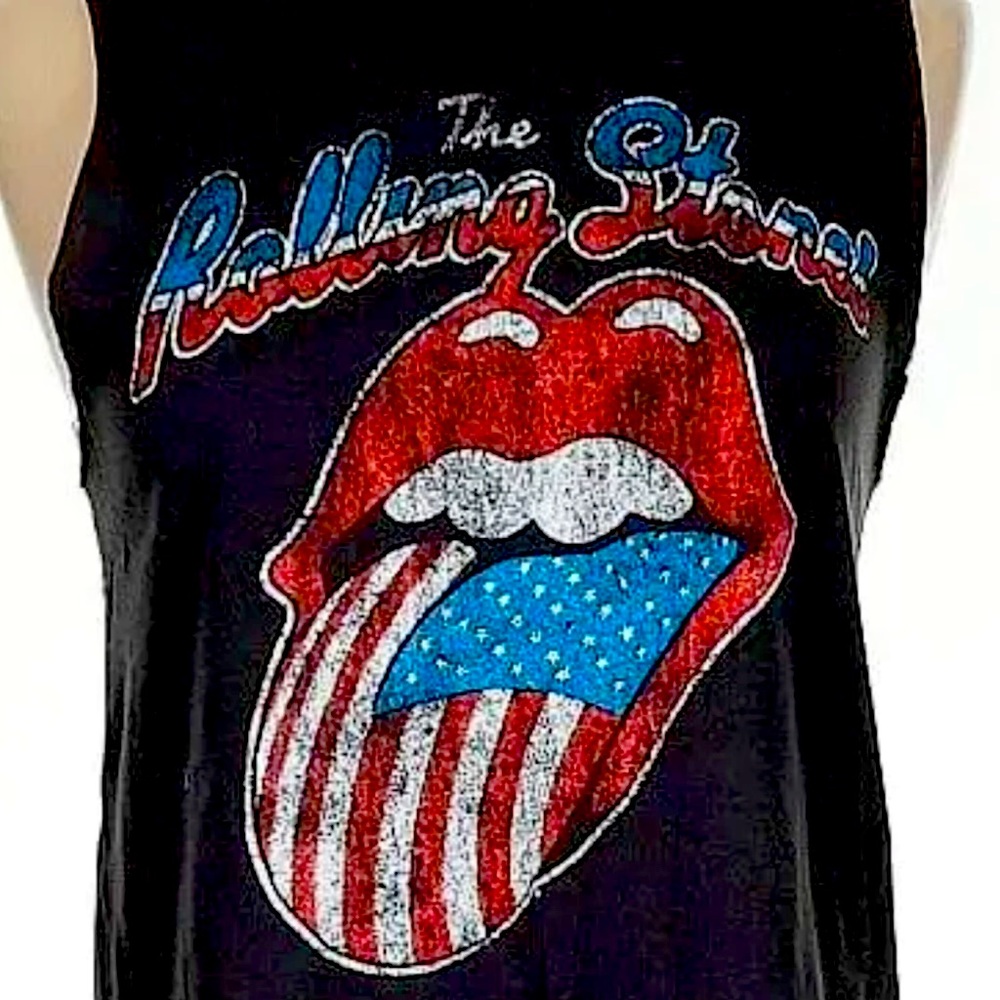 Rolling Stones muscle  tank top brand new. Never worn, size 14/16.